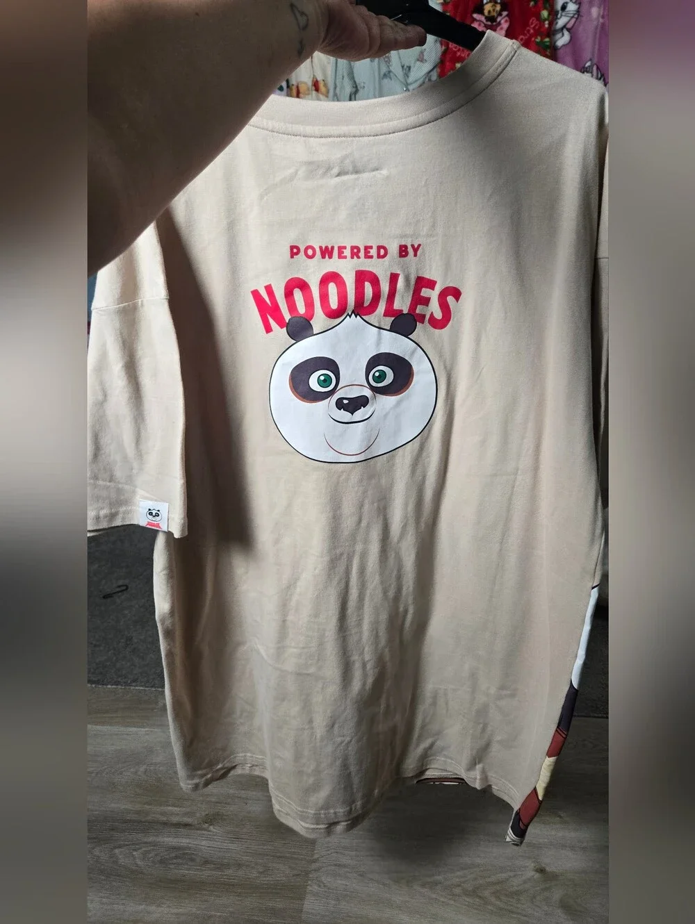 Disney Beige Panda Graphic Sleep Tee - Picture 3 of 3
